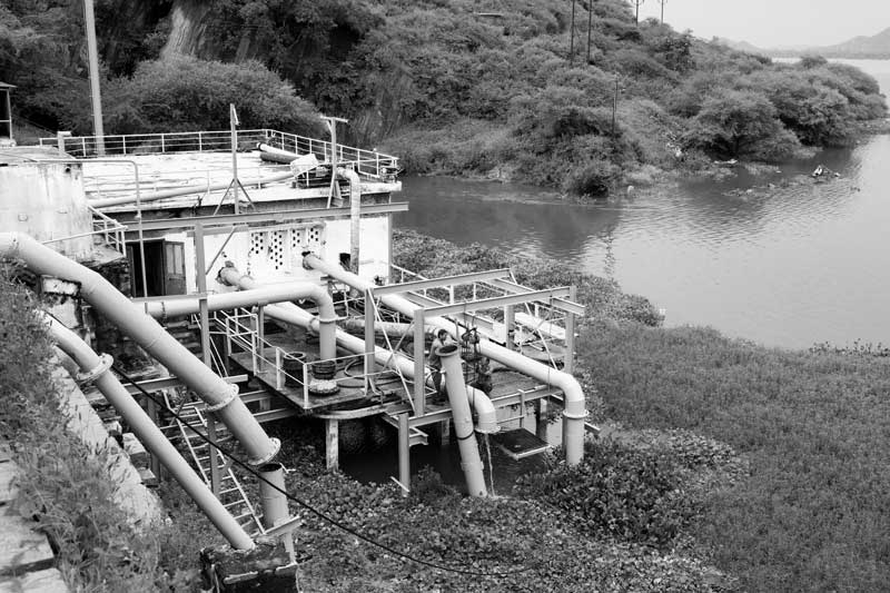 Wastewater Reuse: Wastewater from Udai Sagar Lake taken for industrial use by Hindustan Zinc Limited near Udaipur city, Rajasthan